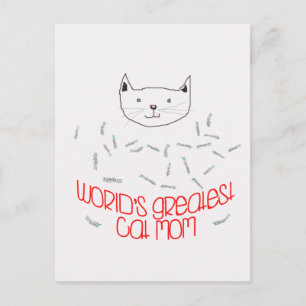 VÄRLDSMÄSTARE CAT MAMMA vykort