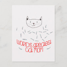 VÄRLDSMÄSTARE CAT MAMMA vykort