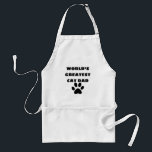 Världsmästare Cat Pappa Anpassningsbar Text Person Förkläde<br><div class="desc">Din favoritvän kattunge och kattdjur vet att du är den världsmästare katten pappa. Texten i den här pappersutskriften kan vara personlig och anpassas till valfri fras. Gör en underbar gåva till en bror, son, far, farfar, medarbetare eller vän som är kattälskare. Kan ges som gåva till Fars dag, födelsedag eller...</div>