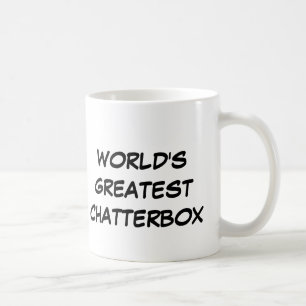 "Världsmästare Chatterbox" Mugg
