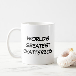 "Världsmästare Chatterbox" Mugg