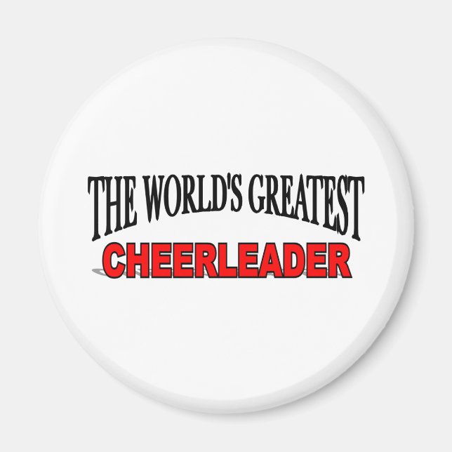 Världsmästare CheerLedaren Magnet (Framsidan)