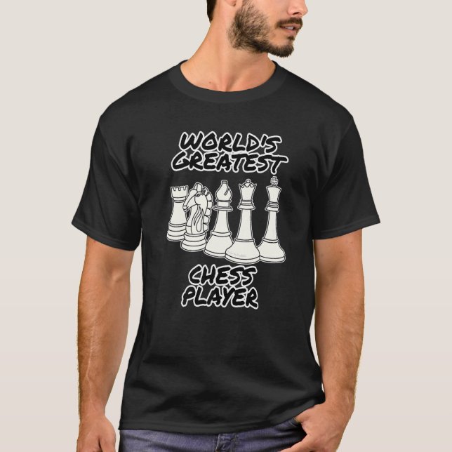 Världsmästare Chess Player Chess Teacher 2 T Shirt (Framsida)