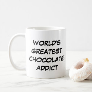 "Världsmästare Chocolate Addict" Mugg