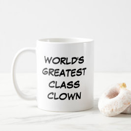 "Världsmästare Class Clown" Mugg
