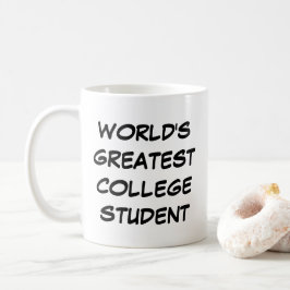 "Världsmästare College Student" Mugg