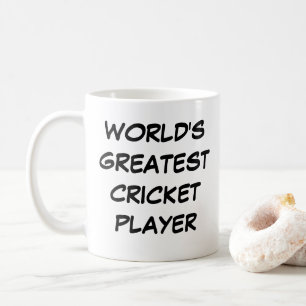 "Världsmästare Cricket Player" Mugg