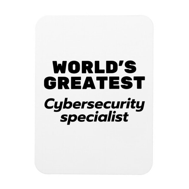 Världsmästare Cybersecurity Specialist Magnet (Vertikal)