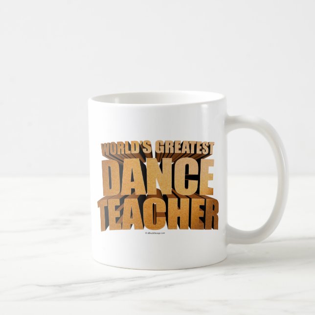 Världsmästare Dance Teacher Coffee Mugg (Höger)