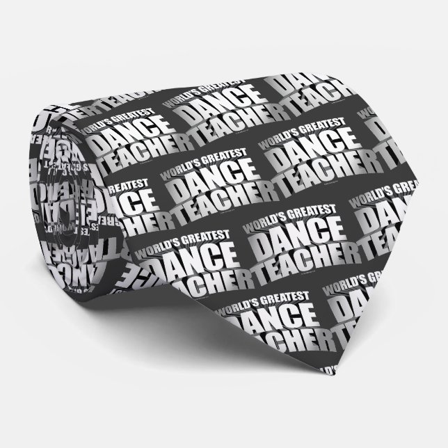 Världsmästare Dance Teacher Tie Slips (Rullad)