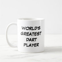 "Världsmästare Dart Player" Mugg