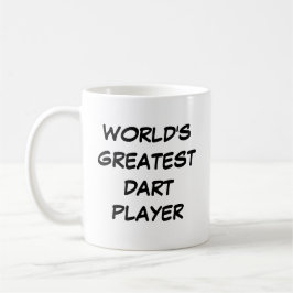 "Världsmästare Dart Player" Mugg