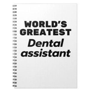 Världsmästare Dental Assistant Anteckningsbok