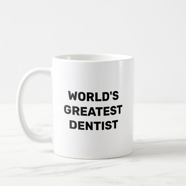 Världsmästare Dentist Kaffemugg (Vänster)