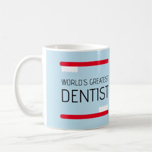 Världsmästare Dentist-kaffepresentant mugg
