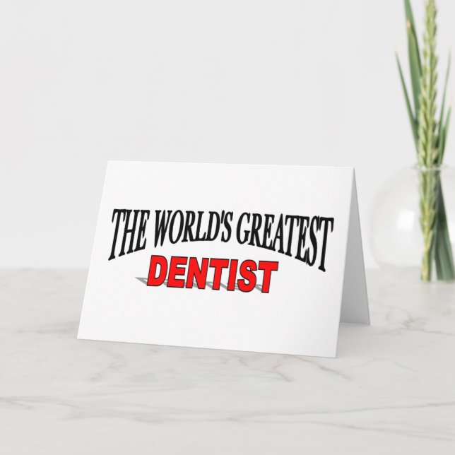 Världsmästare dentist kort (Framsida)