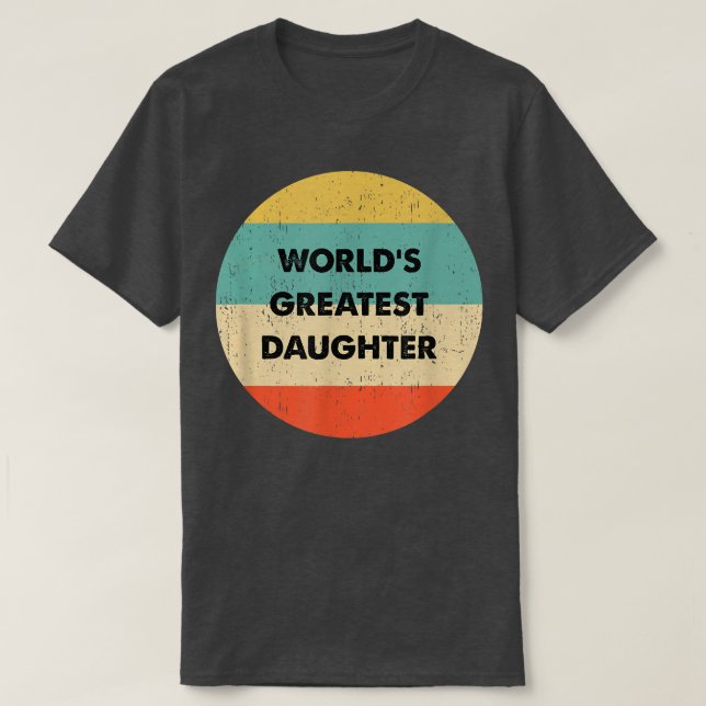 Världsmästare Dotter 24 T Shirt (Design framsida)