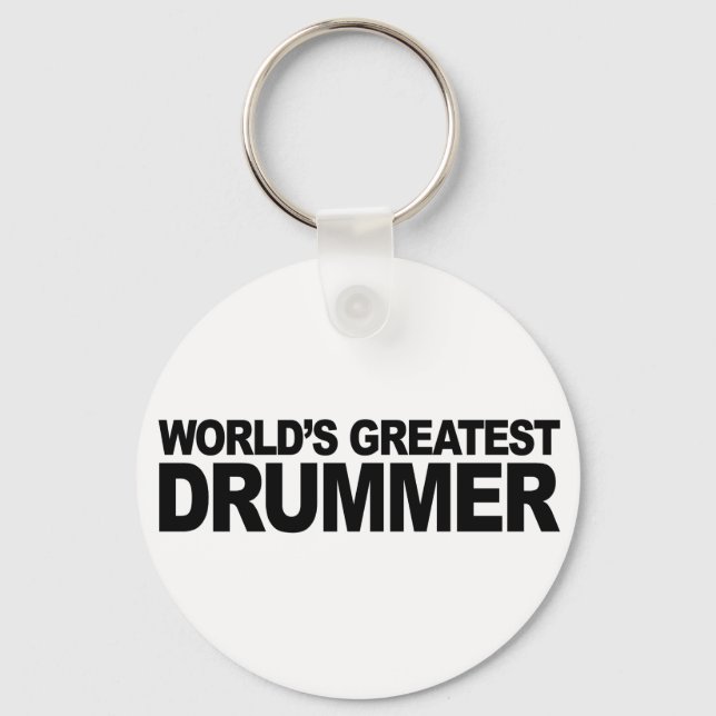 Världsmästare Drummer Nyckelring (Framsida)