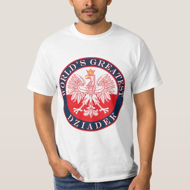 Världsmästare Dziadek T-shirt (Framsida)