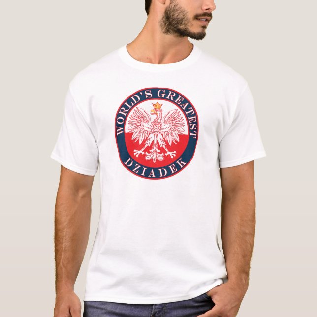 Världsmästare Dziadek Tee Shirt (Framsida)