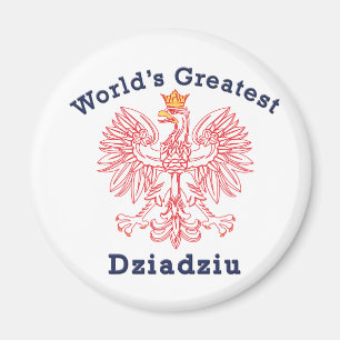 Världsmästare Dziadziu Red Eagle Magnet