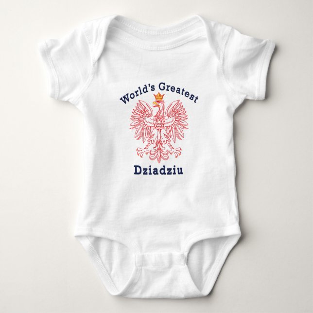Världsmästare Dziadziu Red Eagle T Shirt (Framsida)