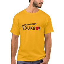 Världsmästare Educator Guld T-Shirt
