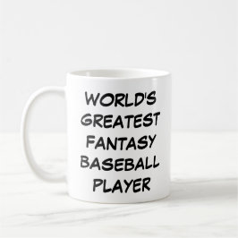 "Världsmästare Fantasy Baseball Player" Mugg