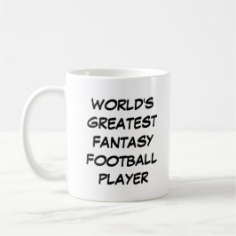 "Världsmästare Fantasy Football Player" Mugg