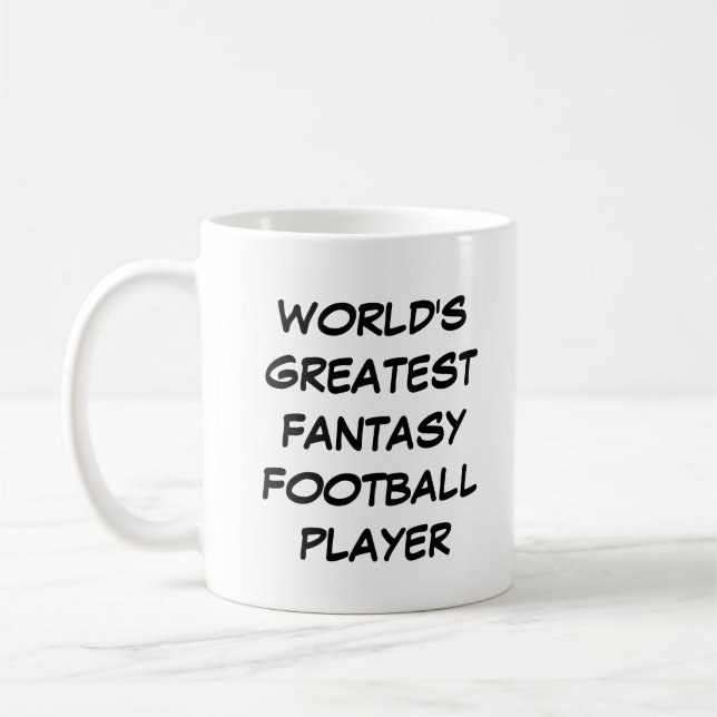"Världsmästare Fantasy Football Player" Mugg (Vänster)