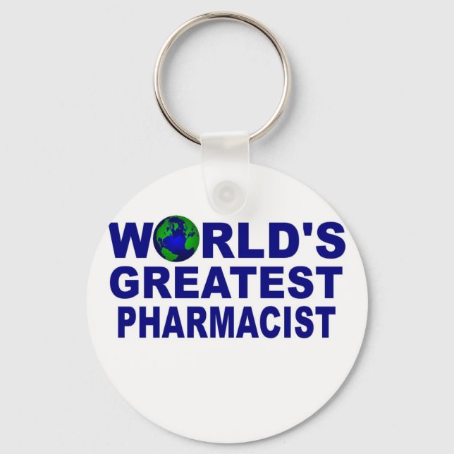 Världsmästare farmaceut nyckelring (Framsida)