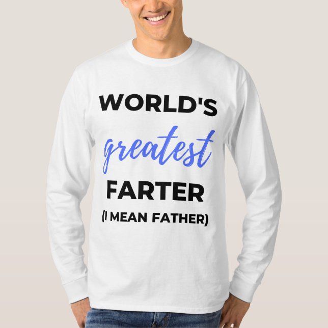 Världsmästare Farter I Elak Far bl.a. T Shirt (Framsida)