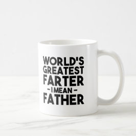 Världsmästare Farter I Elak Far Funny Pappa Kaffemugg