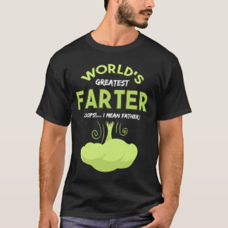 Världsmästare Farter Oops I Elak Far Top Tjock T Shirt