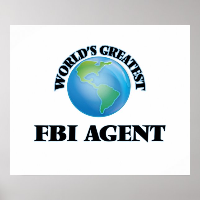 Världsmästare Fbi Agent Poster (Framsidan)
