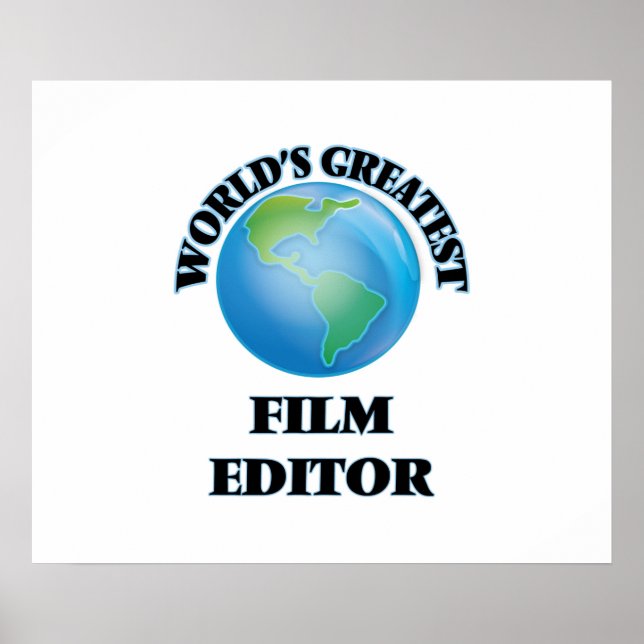 Världsmästare Film Editor Poster (Framsidan)