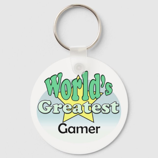 Världsmästare Gamer Nyckelring (Framsida)