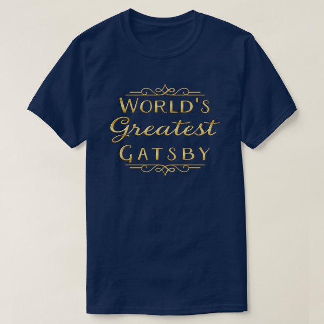 Världsmästare Gatsby T Shirt (Design framsida)