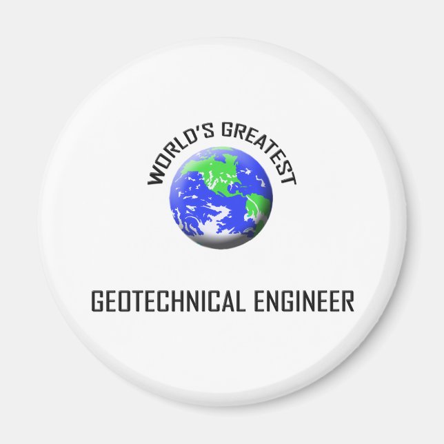 Världsmästare Geotechnical Ingenjör Magnet (Framsidan)