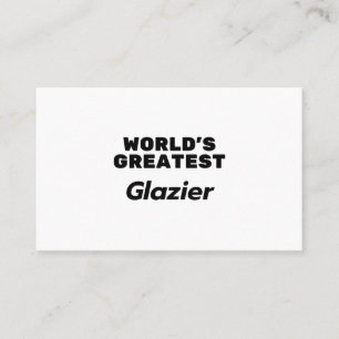 världsmästare Glazier Visitkort
