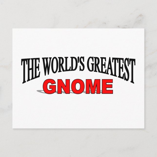 Världsmästare Gnome Vykort (Framsida)