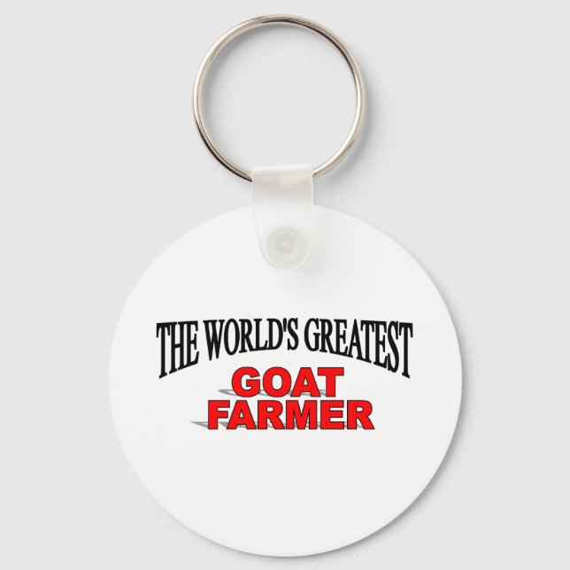Världsmästare Goat Farmer Nyckelring (Framsida)