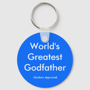 Världsmästare Godfather, -Godson Godkänd Nyckelring
