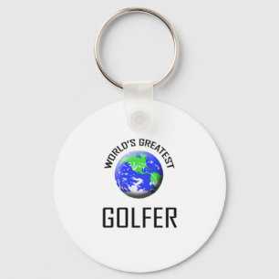 Världsmästare Golfer Nyckelring