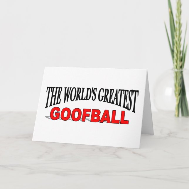 Världsmästare Goofball Kort (Framsida)