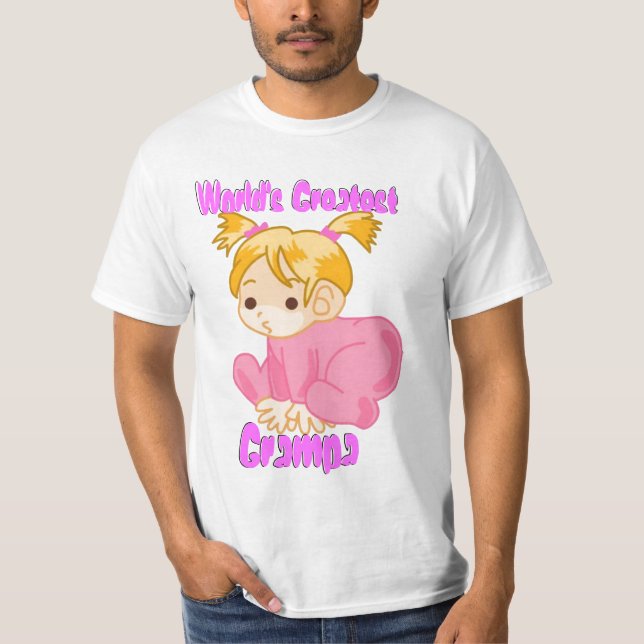 Världsmästare Grampa T-Shirt (Framsida)