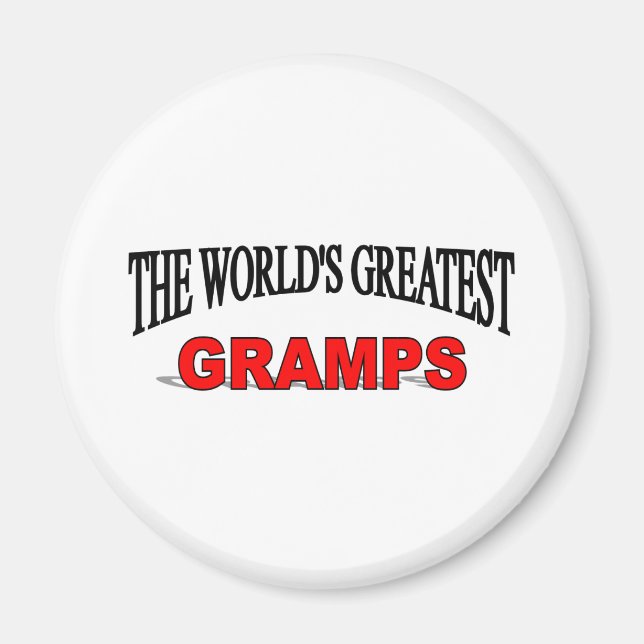 Världsmästare Gramps Magnet (Framsidan)