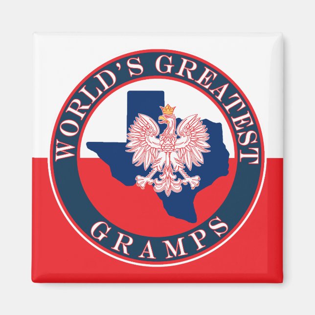 Världsmästare Gramps Magnet (Framsidan)