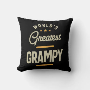 Världsmästare Grampy - Grandpa Kudde