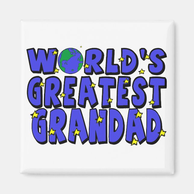 Världsmästare Grandad Magnet (Framsidan)
